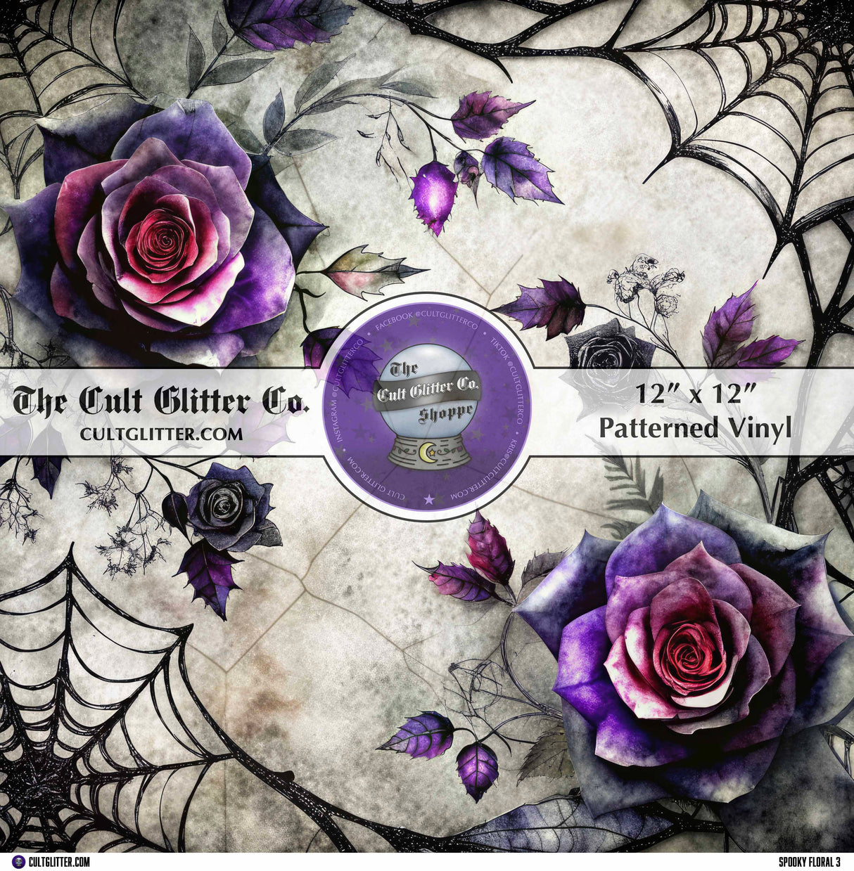 Spooky Floral 3 - Vinyl