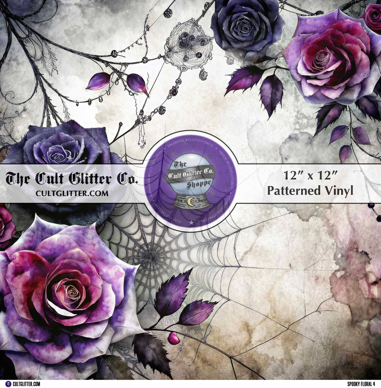 Spooky Floral 4 - Vinyl