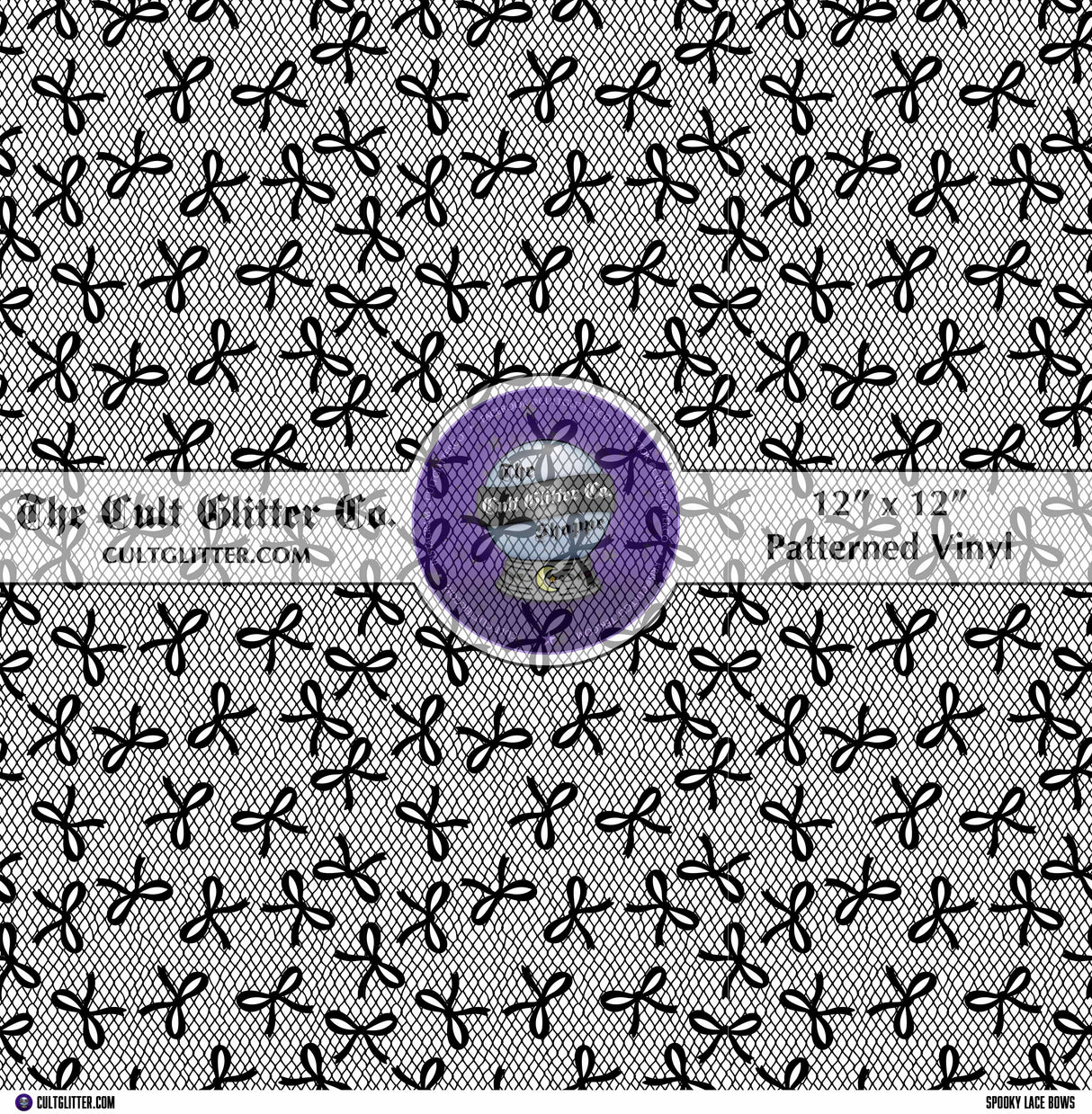 Spooky Lace Bows - Vinyl