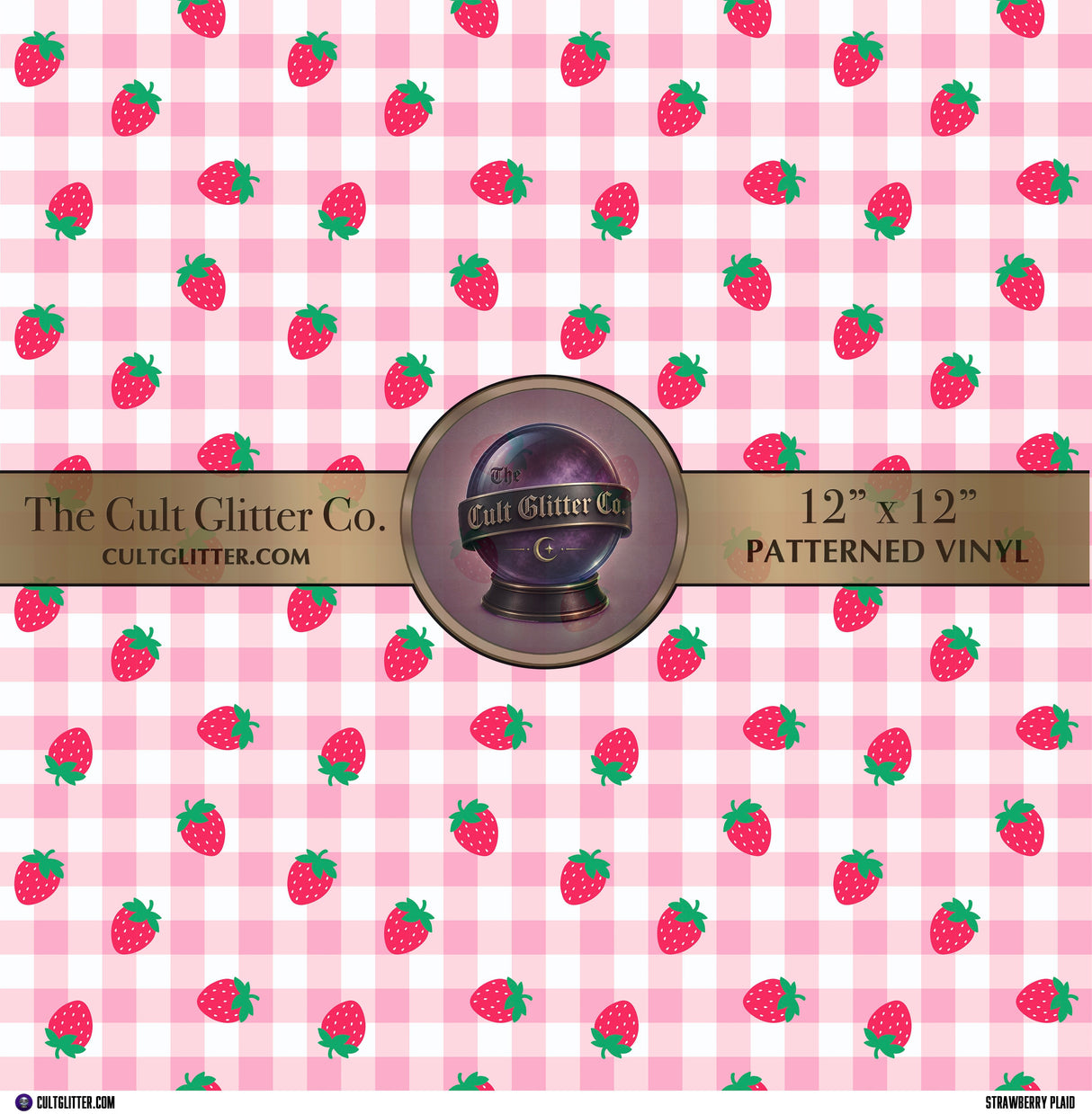 Strawberry Plaid - Vinyl