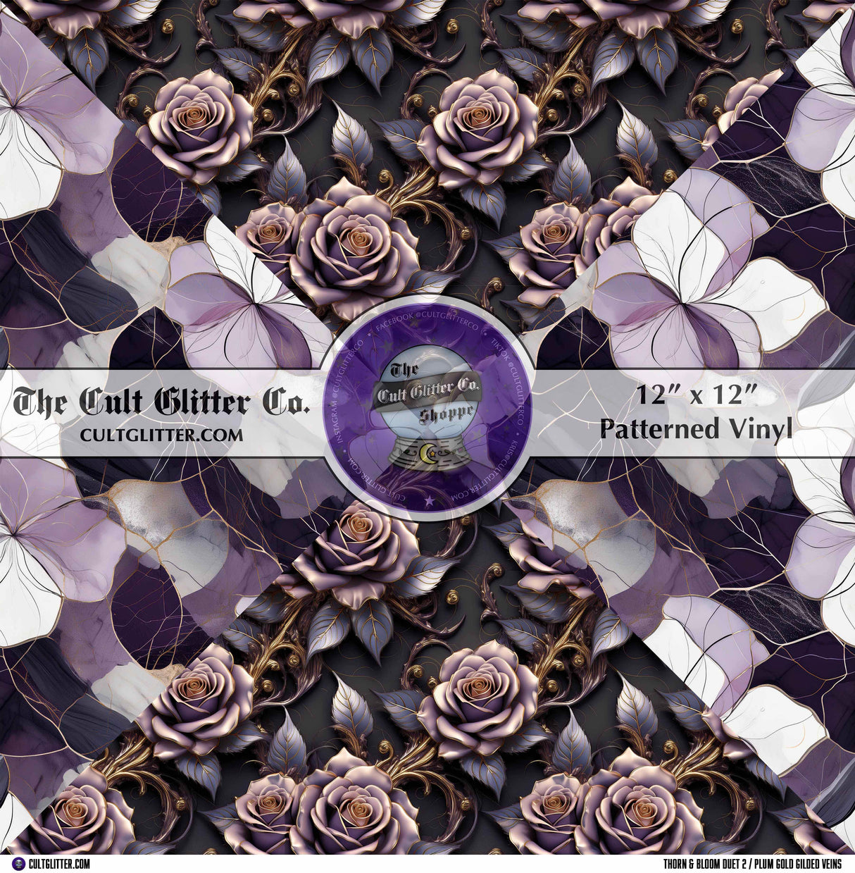 Thorn & Bloom Duet 2 / Plum Gold Veins - Vinyl