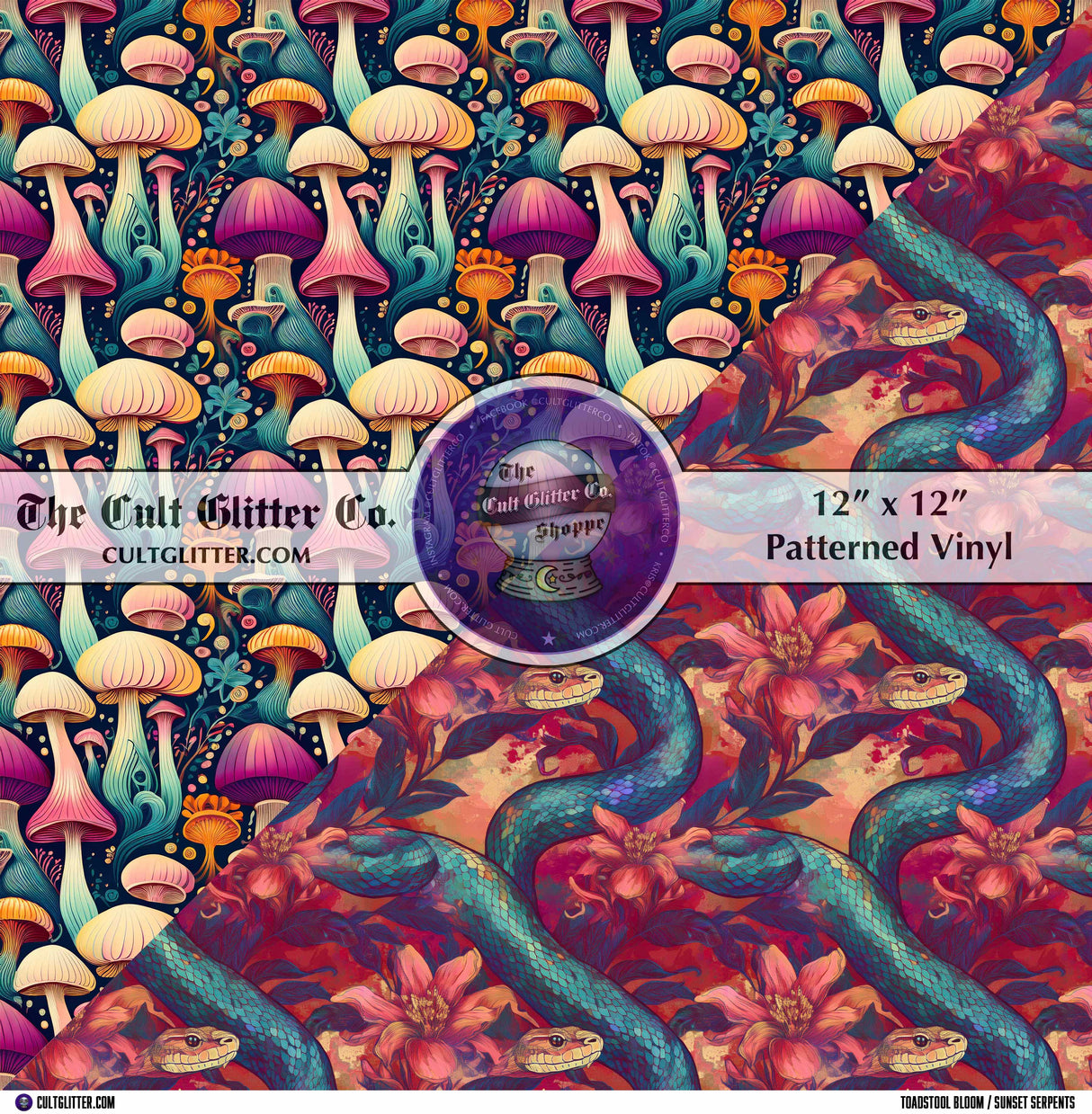 Toadstool Bloom / Sunset Serpents - Vinyl