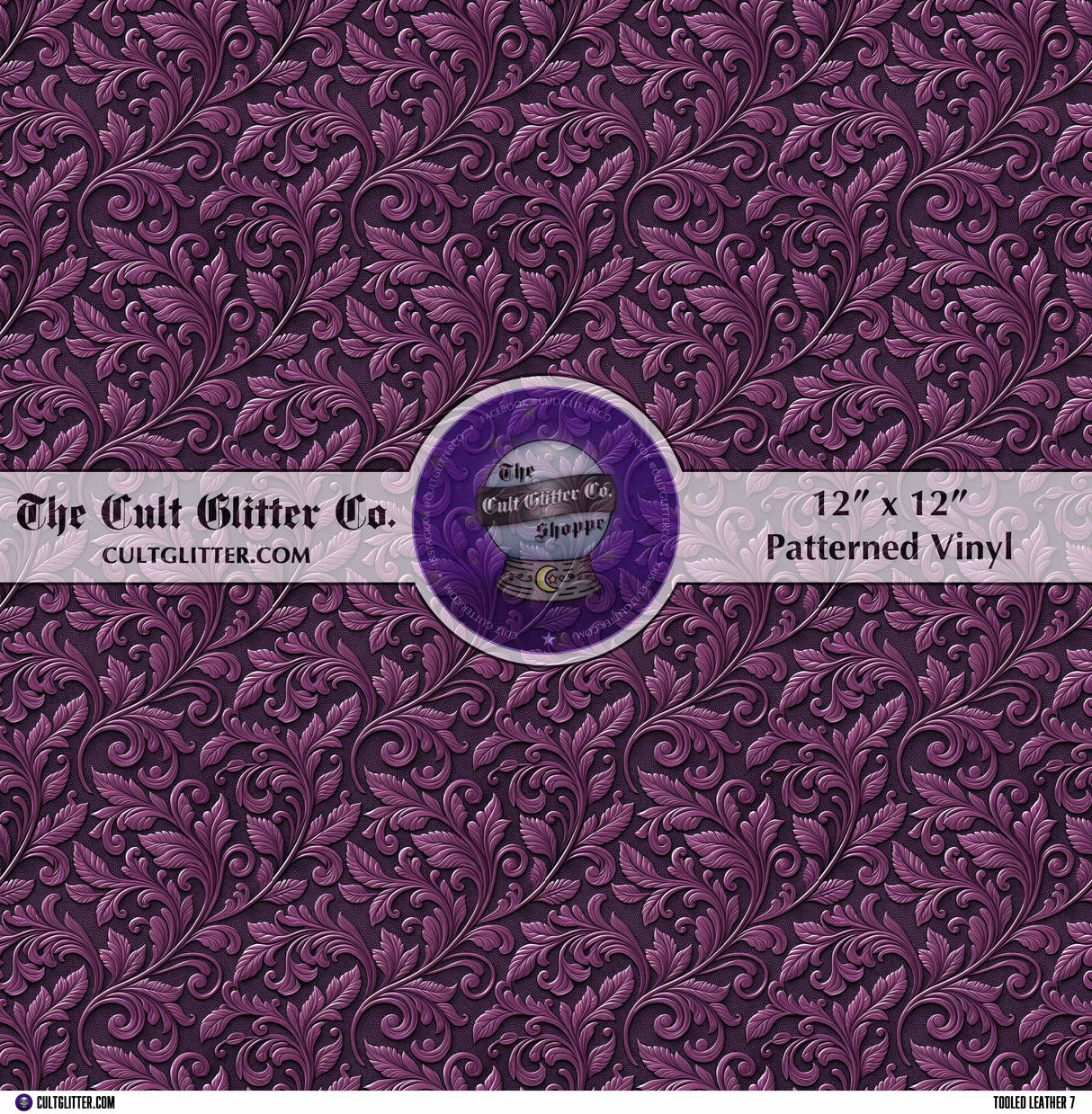 Tooled Leather 7 - Vinyl