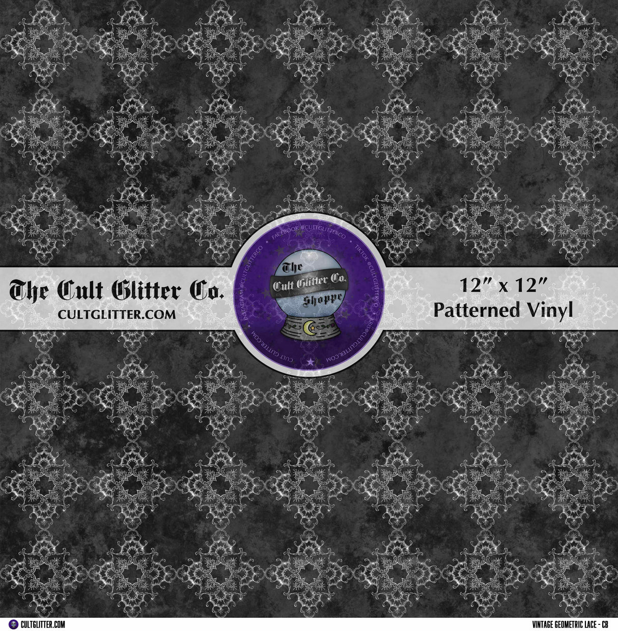 Vintage Geometric Lace - Vinyl