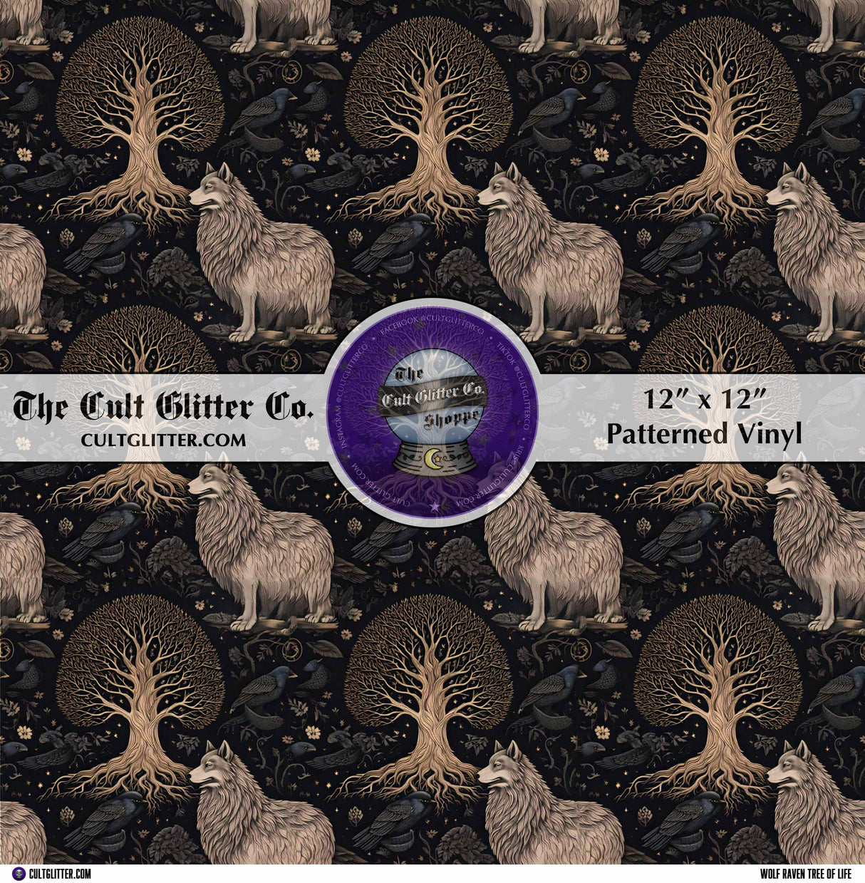 Wolf Raven Tree of Life - Vinyl