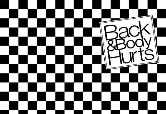 Back and Body Hurts Tumbler Template
