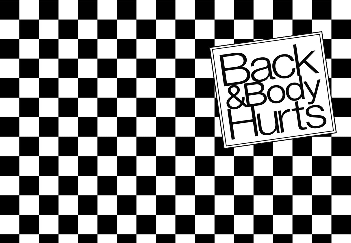 Back and Body Hurts Tumbler Template - All Access