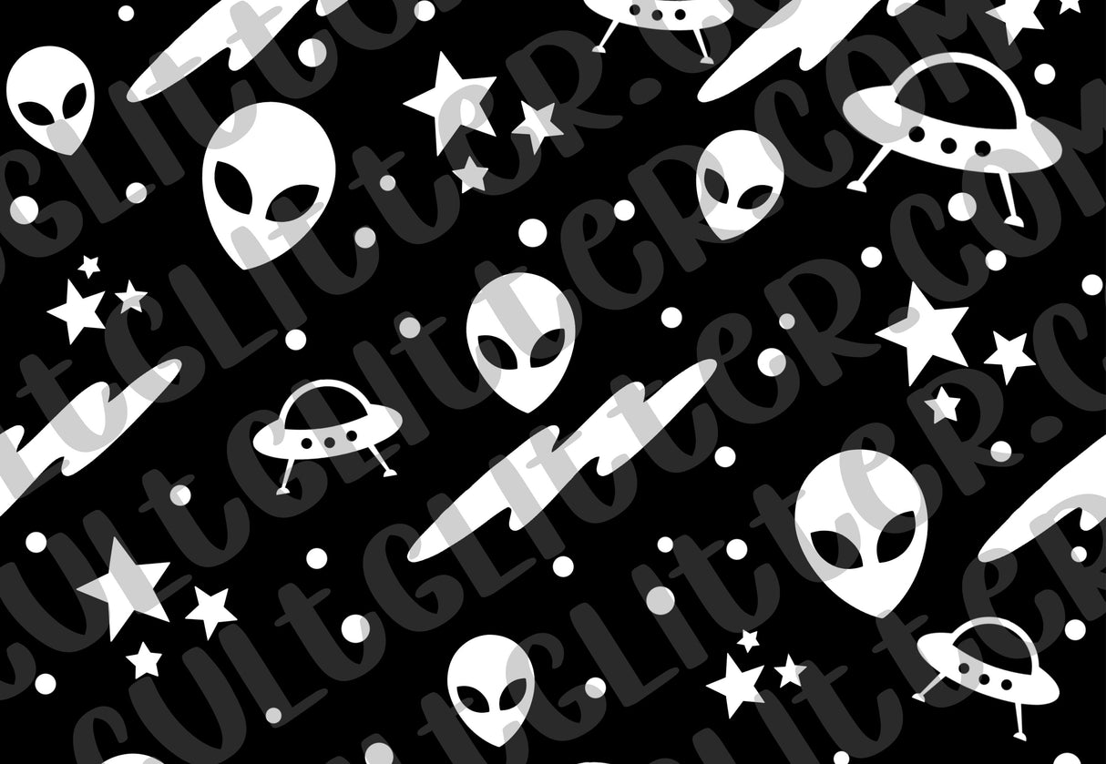 Alien Friends Tumbler Template