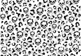 Leopard Skull Valentine Tumbler Template