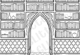 Moroccan Library Tumbler Template