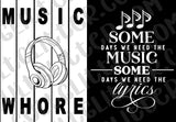 Music Whore Tumbler Template