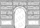 Roman Library Tumbler Template