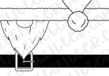 Santa Gnome Tumbler Template